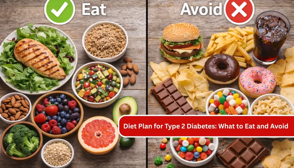 diet plan for type 2 diabetes what to eat and avoid