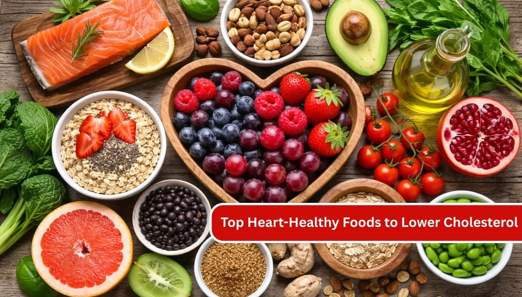 top heart healthy foods to lower cholesterol